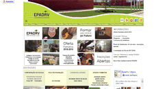 Desktop Screenshot of epadrv.edu.pt